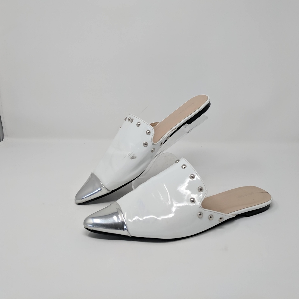 Cap toe flat mules - Picture 2 of 3